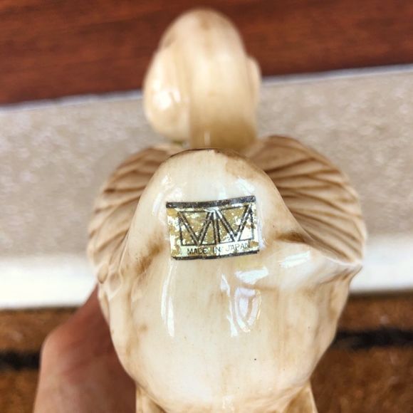 Vintage Mid Century Japan Ceramic Duck Figurine - Picture 7 of 9